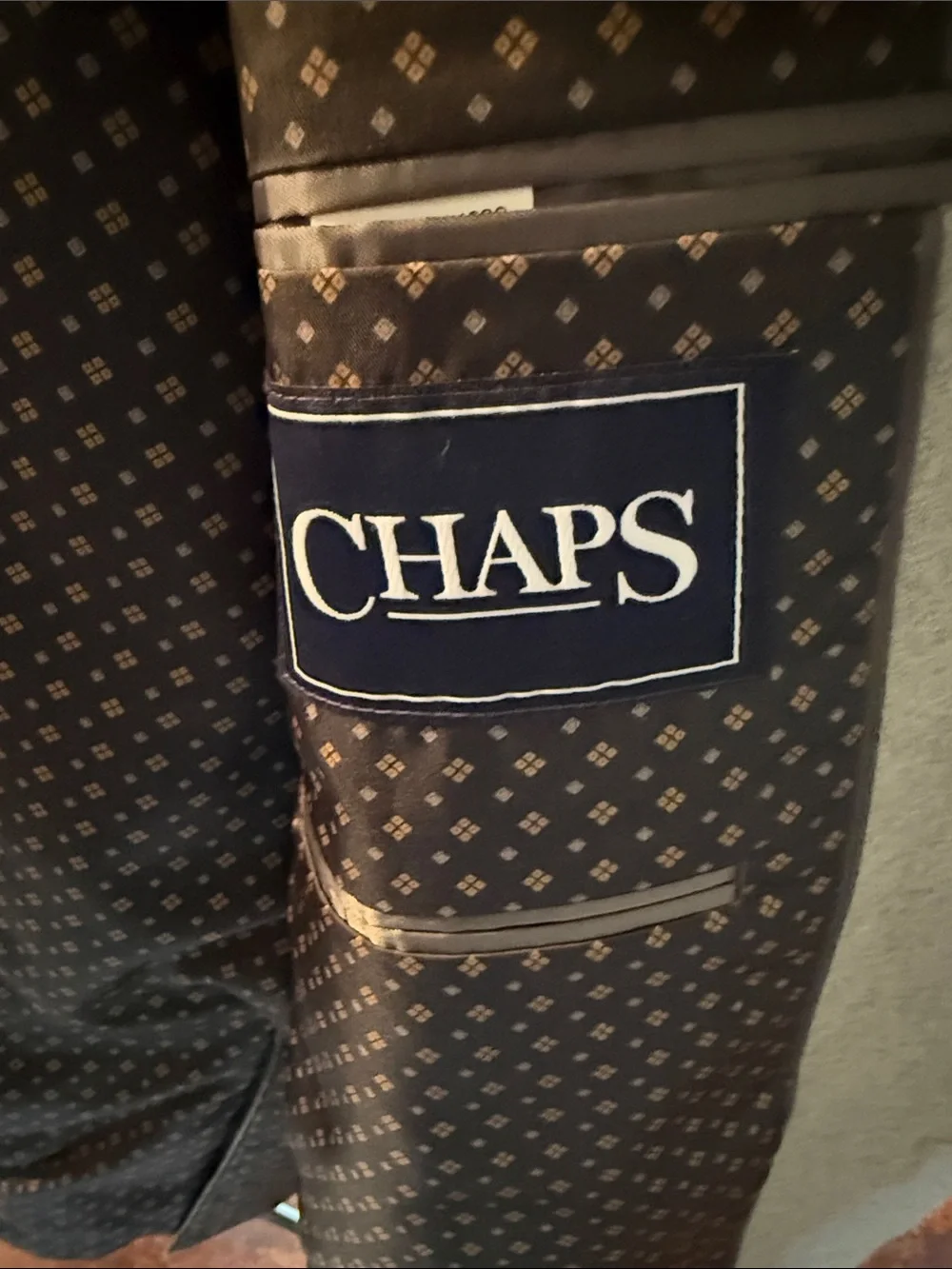 CHAPS Men's Gray Single-Breasted Blazer